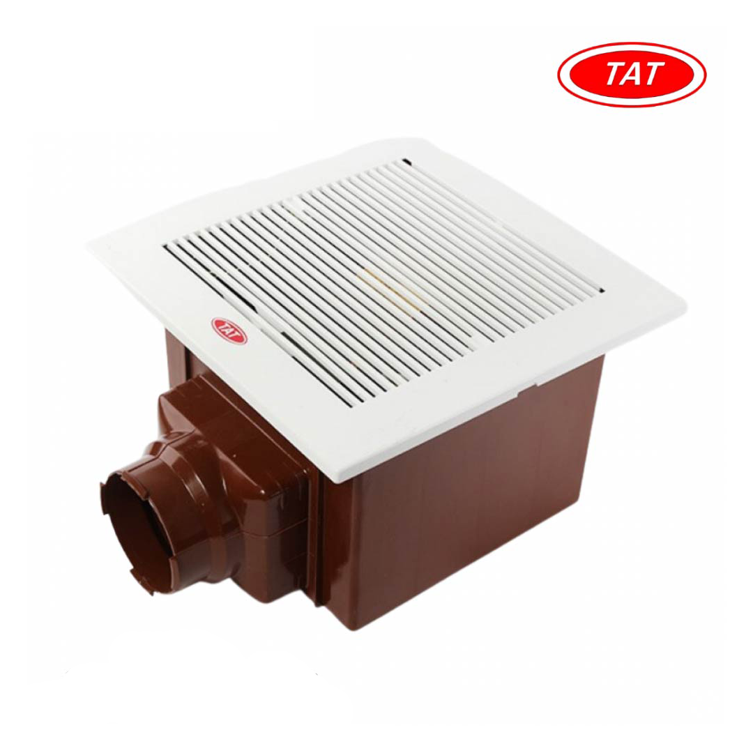 مروحة شفط هواء مخفية من تات ، 27x27سم - مخرج 4 بوصة - قوة سحب 80 CFM