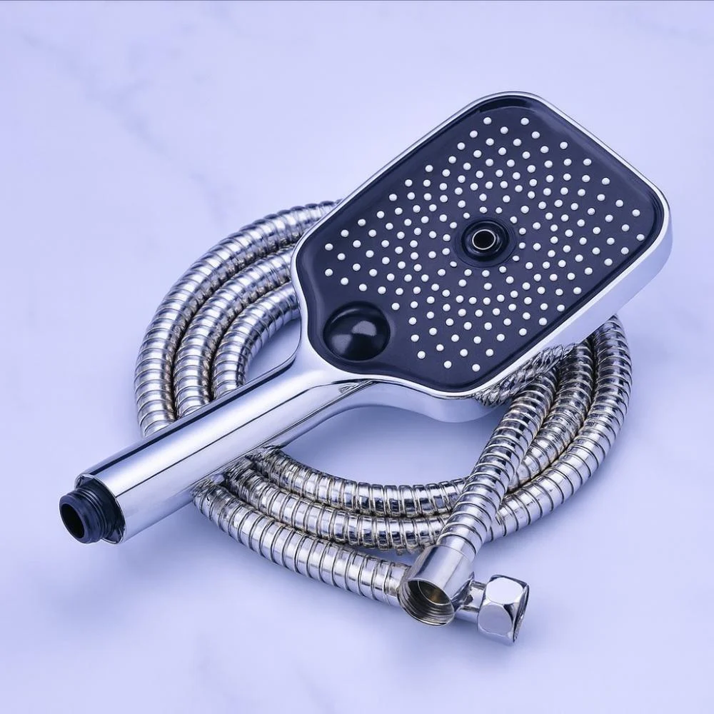 سماعة دش مربع مع لي وقاعدة - ايطالي 