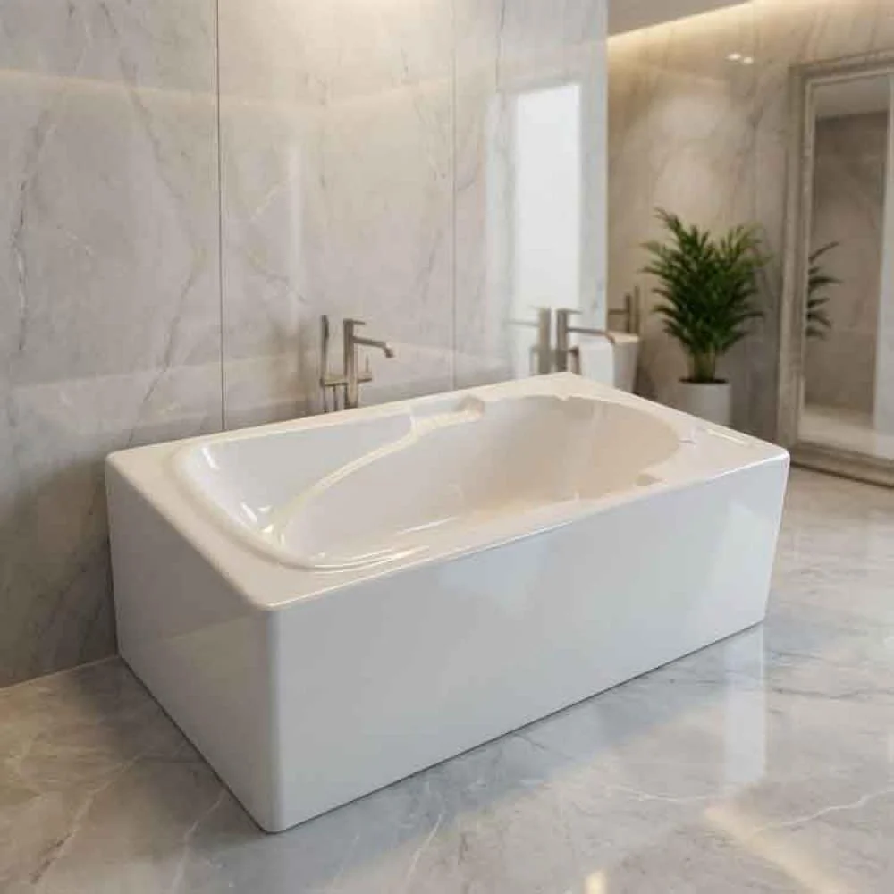 بانيو فوق البلاط