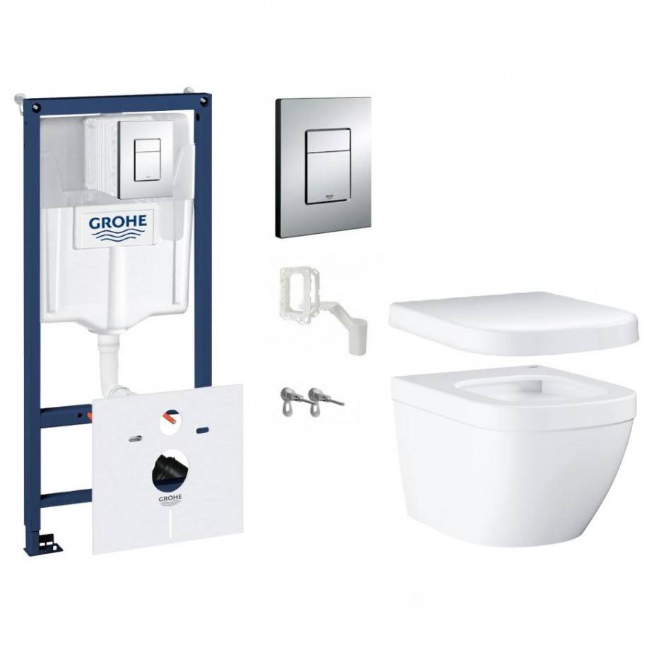 سيفون مخفي جروهي كامل ضغطة مربعة